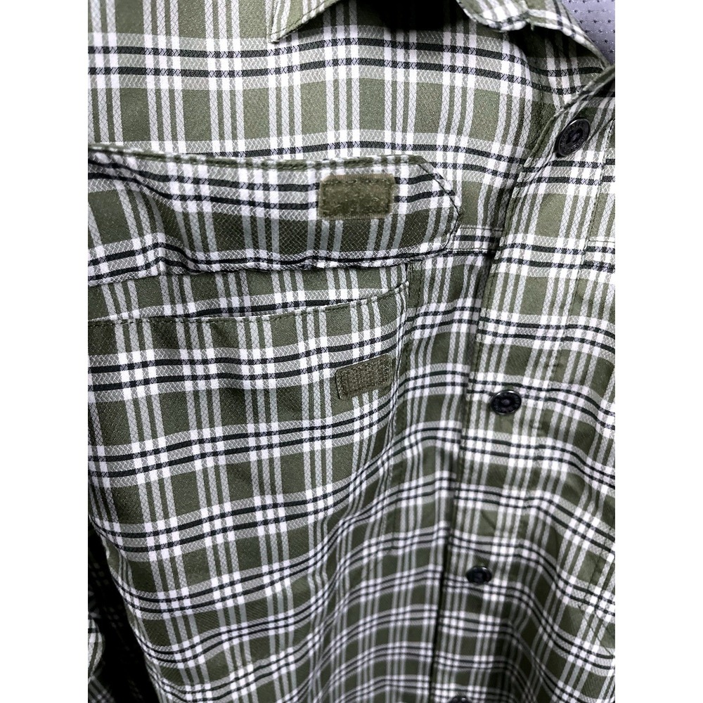 Wrangler Men's XLT Outdoor Utility Shirt Long Sleeve Vented Fishing Hiking - Picture 4 of 9